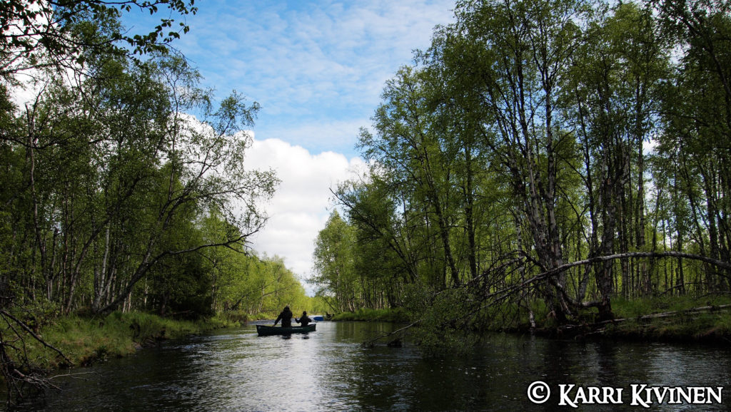 Canoeing trip takes you to the beautiful waterways of northwest Lapland.